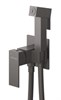 CEZARES Slider Гигиенический душ со смесителем, оружейная сталь SLIDER-DIF-GM - фото 250279
