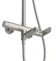 CEZARES Stylus Душевая стойка со смесителем и изливом, сатин STYLUS-CVD-IN - фото 250398