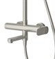 CEZARES Stylus Душевая стойка со смесителем и изливом, сатин STYLUS-CVD-IN - фото 250399