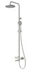 CEZARES Stylus Душевая стойка со смесителем и изливом, сатин STYLUS-CVD-IN - фото 250401