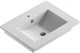 SANITA LUXE Раковина мебельная Quadro 60, белая (QDR60SLWB01) WB.FN/Quadro/60-C/WHT.G/S1 - фото 254242