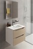 SANITA LUXE Раковина мебельная Quadro 60, белая (QDR60SLWB01) WB.FN/Quadro/60-C/WHT.G/S1 - фото 254244