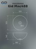 GID Раковина Mnc488 54436 накладная под камень глянцевая 32x32x14 GID-54436