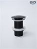 GID Донный клапан без перелива G-54BL 76601K черный глянцевый 7x7x10 GID-76601K