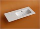 CERAMICA NOVA Element Раковина накладная мебельная чаша справа с отверстием под смеситель 1010x465x180 мм цвет белый CN7003R - фото 257776