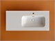 CERAMICA NOVA Element Раковина накладная мебельная чаша справа с отверстием под смеситель 1010x465x180 мм цвет белый CN7003R - фото 257777