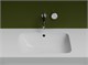 CERAMICA NOVA Element Раковина встраиваемая снизу 540x360x190 с отверстием слива перелива цвет белый CN7018 - фото 257788