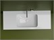 CERAMICA NOVA Element Раковина встраиваемая снизу 540x360x190 с отверстием слива перелива цвет белый CN7018 - фото 257789