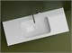 CERAMICA NOVA Element Раковина встраиваемая снизу 540x360x190 с отверстием слива перелива цвет белый CN7018 - фото 257791