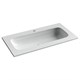 CERAMICA NOVA Grace Раковина накладная мебельная прямоугольная 910x457x137 с отверстием под смеситель цвет белый CN7019 - фото 257797