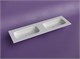 CERAMICA NOVA Grace Раковина накладная мебельная прямоугольная 1610x457x137 с двумя чашами без отверстий под смеситель цвет белый CN7023wx - фото 257839