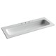 CERAMICA NOVA Grace Раковина накладная мебельная прямоугольная 1210x457x137 с тремя отверстиями под смеситель цвет белый CN7024 - фото 257853