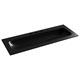 CERAMICA NOVA Grace Раковина накладная мебельная прямоугольная 1210x457x137 с тремя отверстиями под смеситель цвет черный матовый CN7024MB - фото 257857