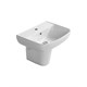 AQUATEK Полупьедестал для раковины 300*240*340, белый AQ5431-00 - фото 260726