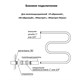 TERMINUS Полотенцесушитель водяной  Фокстрот-Лиана (1) 500x700, боковое подключение, G 1", хром 4620768880995 - фото 262312