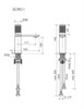 SANCOS Nexus Смеситель для раковины, черный матовый, арт. SC9011MB SC9011MB - фото 263909