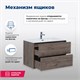 AQUANET Тумба под раковину подвесная Lino 80 (Flat) дуб веллингтон AQUANET-287543 - фото 264367