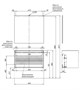 AQUANET Тумба под раковину подвесная Lino 90 белый матовый AQUANET-253904 - фото 264401