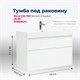 AQUANET Тумба под раковину подвесная Nova Lite 100 (SLIM SYNERGY) белый, 2 ящика AQUANET-249940 - фото 264422