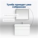 AQUANET Тумба под раковину подвесная Nova Lite 100 (SLIM SYNERGY) белый, 2 ящика AQUANET-249940 - фото 264432