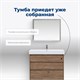 AQUANET Тумба под раковину напольная Nova Lite 100 дуб рустикальный (3 ящика) AQUANET-302480 - фото 264468