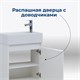 AQUANET Тумба под раковину подвесная Nova Lite 50 белый глянец (1 дверца) AQUANET-298853 - фото 264475
