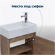 AQUANET Тумба под раковину подвесная Nova Lite 50 дуб рустикальный (1 дверца) AQUANET-298855 - фото 264500
