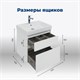 AQUANET Тумба под раковину подвесная Nova Lite 60 белый (2 ящика) AQUANET-242575 - фото 264527