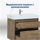 AQUANET Тумба под раковину подвесная Nova Lite 75 дуб рустикальный (2 ящика) AQUANET-249515 - фото 264757