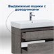AQUANET Тумба под раковину подвесная Nova Lite 85 дуб рошелье, 2 ящика AQUANET-249937 - фото 264817
