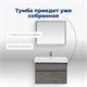 AQUANET Тумба под раковину подвесная Nova Lite 85 дуб рошелье, 2 ящика AQUANET-249937 - фото 264822