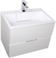 AQUANET Тумба под раковину подвесная Алвита 70 белый AQUANET-184302 - фото 264907