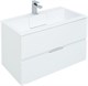 AQUANET Тумба под раковину подвесная Алвита 90 белый AQUANET-235340 - фото 264955