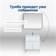 AQUANET Тумба под раковину напольная Алвита New 60 1 ящик, 2 дверцы, белый матовый AQUANET-277546 - фото 265135