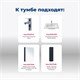 AQUANET Тумба под раковину подвесная Алвита New 60 2 дверцы, антрацит AQUANET-277523 - фото 265161