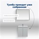 AQUANET Тумба под раковину подвесная Алвита New 60 2 дверцы, серый AQUANET-277524 - фото 265170