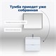 AQUANET Тумба под раковину подвесная Алвита New 60 2 ящика, белый матовый AQUANET-277510 - фото 265195