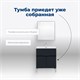 AQUANET Тумба под раковину напольная Алвита new 70 1 ящик, 2 дверцы, антрацит AQUANET-303900 - фото 265280