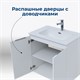 AQUANET Тумба под раковину подвесная Алвита New 70 2 дверцы, белый матовый AQUANET-303905 - фото 265335