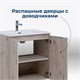 AQUANET Тумба под раковину подвесная Алвита New 70 2 дверцы, дуб веллингтон белый AQUANET-303906 - фото 265347