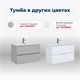 AQUANET Тумба под раковину подвесная Алвита New 70 2 ящика, дуб веллингтон белый AQUANET-303910 - фото 265398
