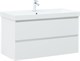 AQUANET Тумба под раковину подвесная Альтера 100 белый матовый AQUANET-337157 - фото 265652