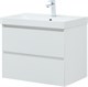 AQUANET Тумба под раковину подвесная Альтера 70 белый матовый AQUANET-337155 - фото 265679
