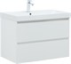 AQUANET Тумба под раковину подвесная Альтера 80 белый матовый AQUANET-337156 - фото 265690