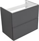 AQUANET Тумба под раковину подвесная Арт 75 ясень графит AQUANET-329064 - фото 265880