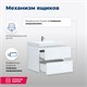 AQUANET Тумба под раковину подвесная Беркли 60 белый глянец (2 ящика) AQUANET-302349 - фото 265982