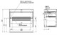 AQUANET Тумба под раковину подвесная Бруклин 85 антрацит матовый AQUANET-310142 - фото 266106