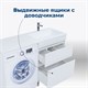AQUANET Тумба под раковину напольная Вега 48 белый глянец AQUANET-329123 - фото 266547