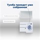 AQUANET Тумба под раковину напольная Вега 58 белый глянец AQUANET-329124 - фото 266584