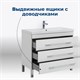 AQUANET Тумба под раковину напольная Верона 75 белый (напольная 3 ящика) AQUANET-178254 - фото 266783